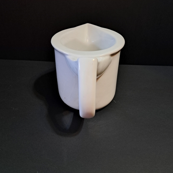 Bandwagon White Porcelain Double Walled Warming Pitcher - Picture 4 of 6